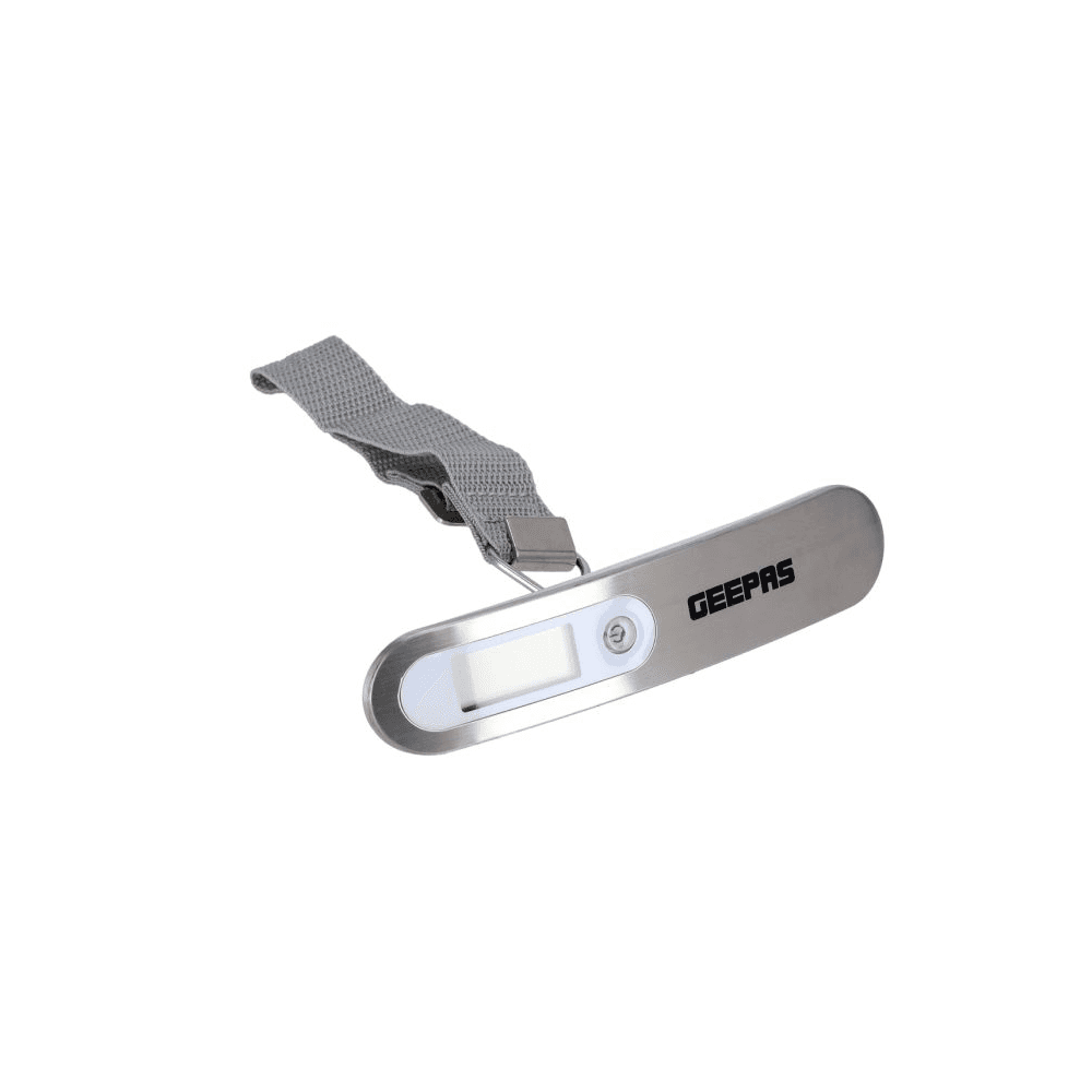GEEPAS GLS4221 DİJİTAL VALİZ TARTISI - 50 KG KAPASİTELİ LCD EKRANLI HASSAS EL KANTARI - GRİ