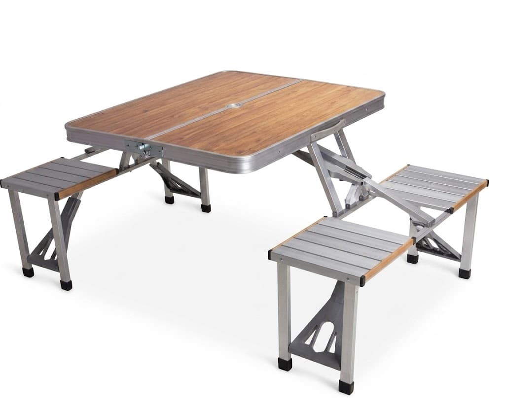 CHANODUG 2555033 ALÜMİNYUM KATLANIR PİKNİK OTURMA SETİ PICNIC TABLE