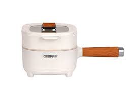 GEEPAS GMC35051 2.0L ÇOK FONKSİYONLU ELEKTRİKLİ PİŞİRİCİ - SERAMİK İÇ HAZNELİ VE BUHARLI PİŞİRİCİ - 2 KADEMELİ BEYAZ