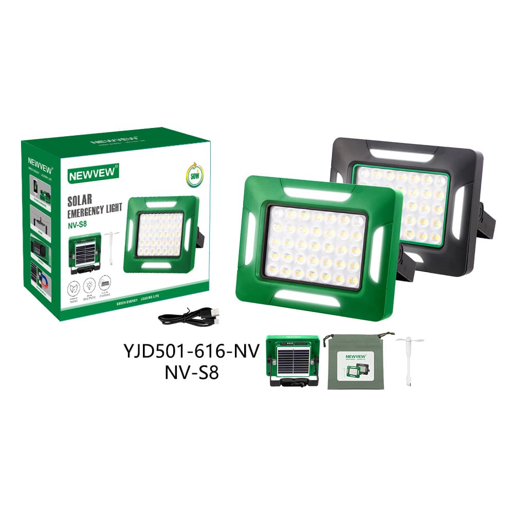 NEWVEW NV-S8 ŞARJLI SOLAR GÜNEŞ ENERJİLİ ACİL DURUM IŞIĞI