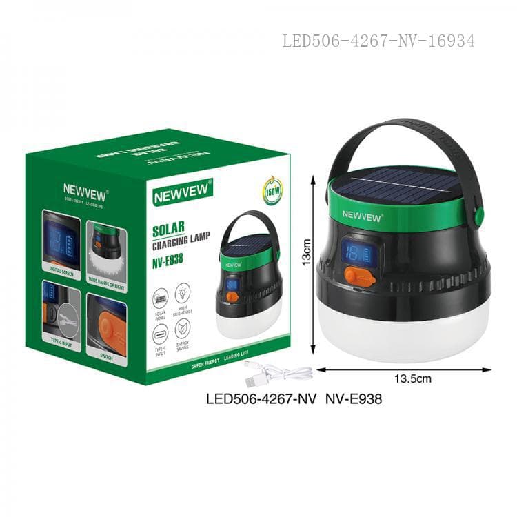 NEWVEW NV-E938 SOLAR GÜNEŞ ENERJİLİ LED IŞIK 150W 2X1200MAH