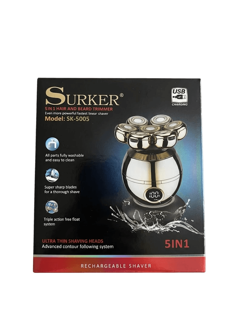 SURKER SK-5005 5 İN 1 ŞARJLI TIRAŞ MAKİNESİ