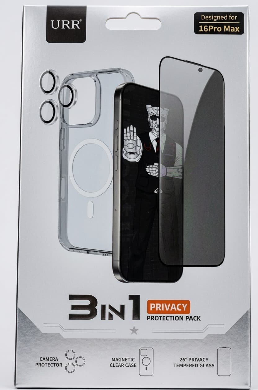URR 3LÜ PAKET KORUYUCU İPHONE 16 PRO MAX