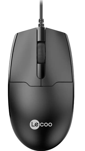 LECOO MS101 KABLOLU MOUSE SİYAH