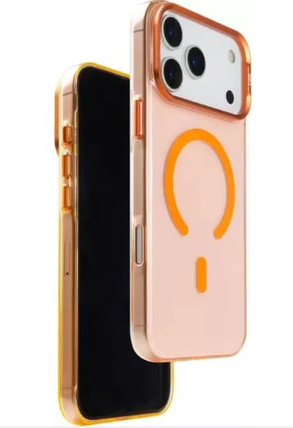 URR RAİNBOW CRYSTAL KILIF İPHONE 17 PRO TURUNCU