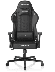 DXRACER P132 PRİNCE SERİ YUMUŞAK YÜZEYLİ 130KG OYUNCU KOLTUĞU SİYAH