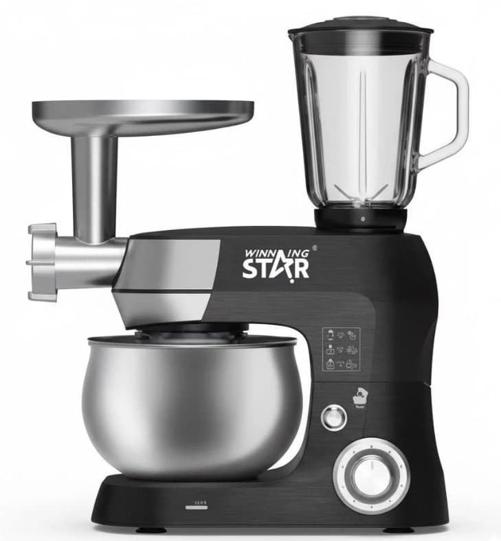 WİNNİNG STAR ST-5305 ÇOK AMAÇLI HAMUR YOĞURMA/BLENDER/KIYMA MAKİNESİ STAND MİXER