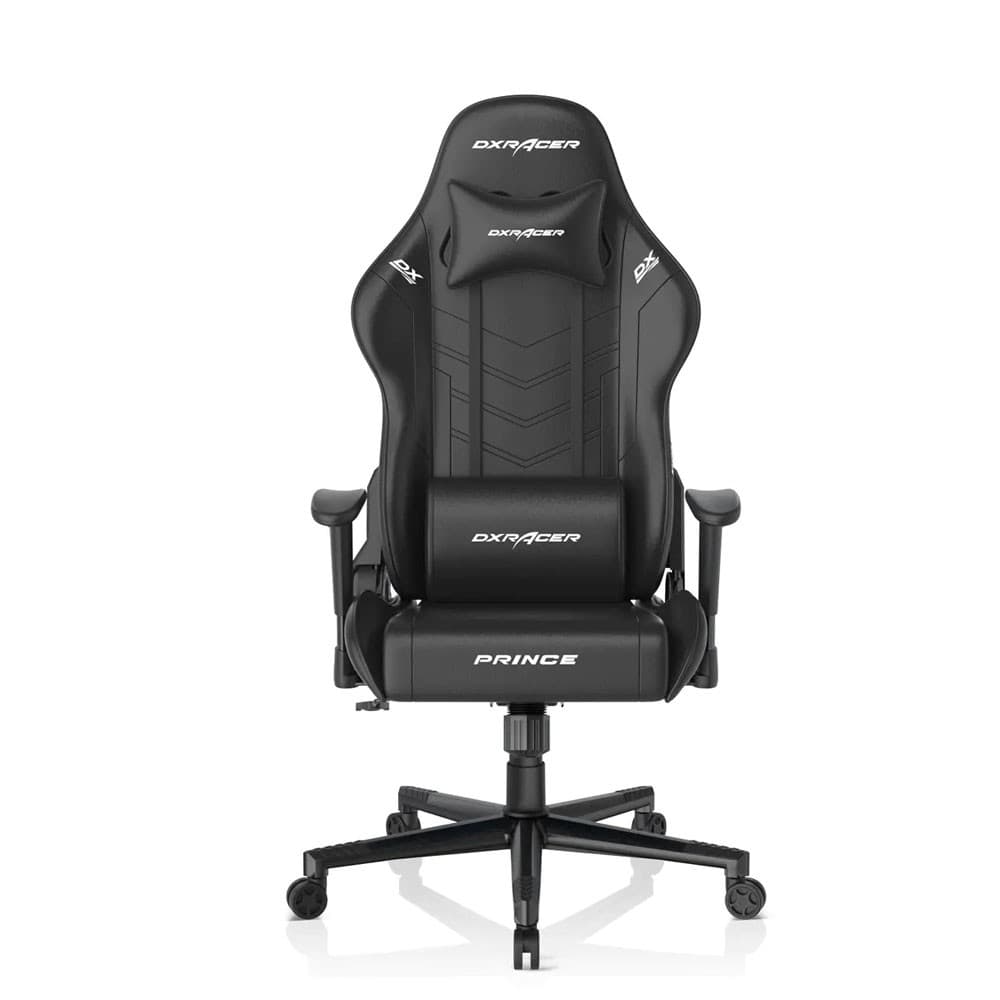 DXRACER P132 PRİNCE SERİ YUMUŞAK YÜZEYLİ 130KG OYUNCU KOLTUĞU SİYAH/BEYAZ
