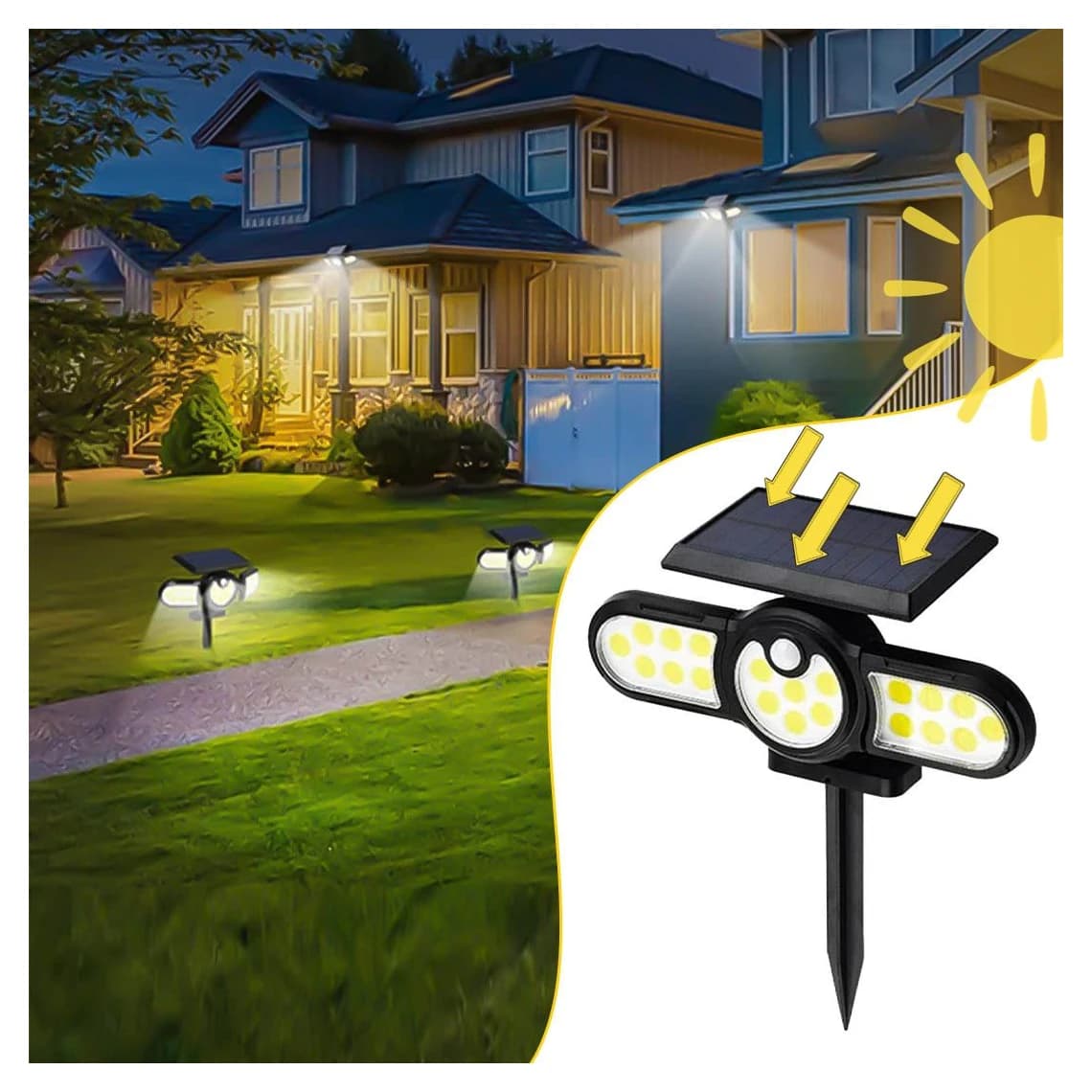 SIHANGARK SH-1286A 6LI SPOT SOLAR LAMBA