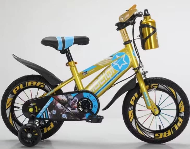 ÜÇ TEKERLEKLİ BMX GTR PUBG BİSİKLET SARI Y888-8-12