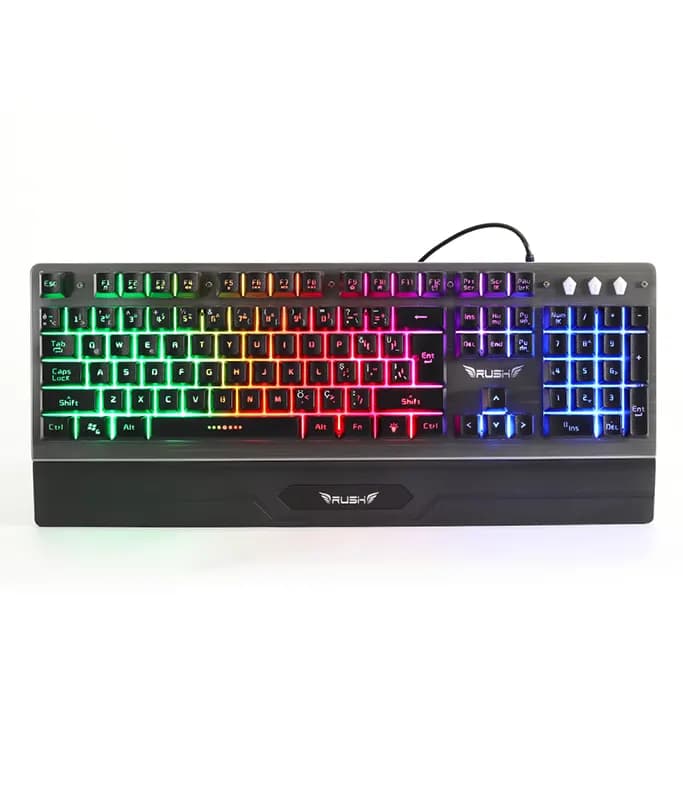 RUSH RK601 Q USB MEKANİK HİSLİ BİLEKLİKLİ KLAVYE
