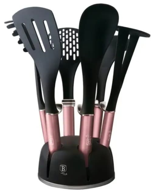 BERLİNGERHAUS BH-6244N MUTFAK ALETLERİ SETİ 7 PARÇA ROSE RENK