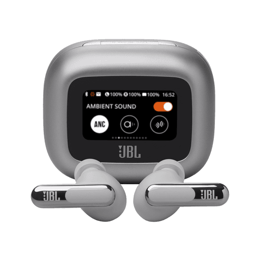 JBL LİVE BEAM 3 SİLVER BLUETHOOTH HEADPHONES
