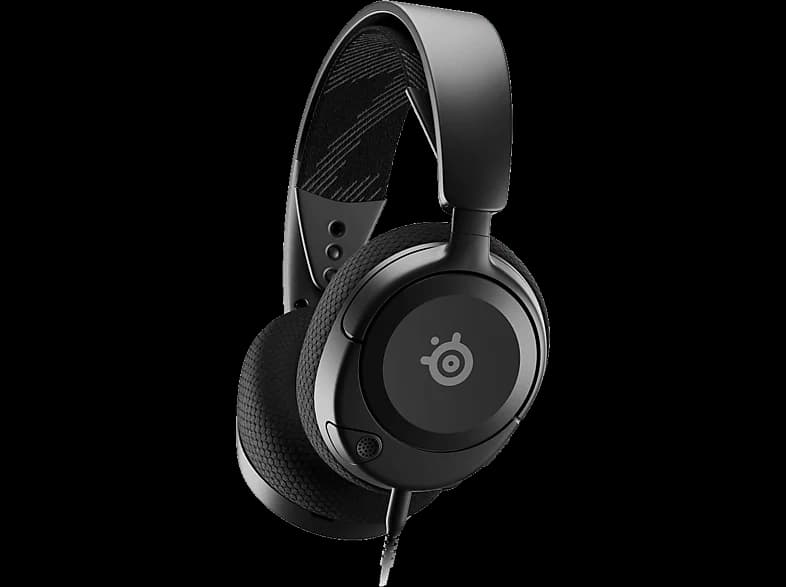 STEELSERIES Arctis Nova 1 Multi-System Kulak Üstü Oyuncu Kulaklığı Siyah