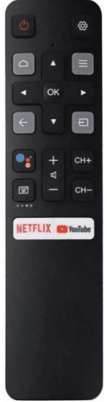 TCL UZUN ÇOK FONKSİYONLU NETFLİX TUŞLU TV KUMANDASI RC802N YL12