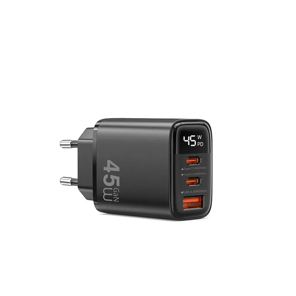 WİWU FİREFLY 45W HIZLI ŞARJ 2X TYPE-C & USB G011