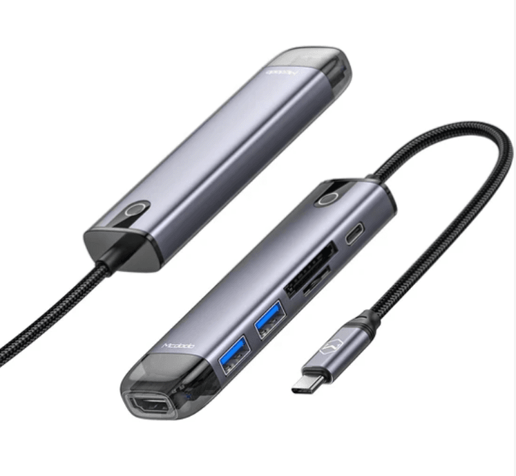 MCDODO HU-7740 6İN1 USB-C HUB GREY