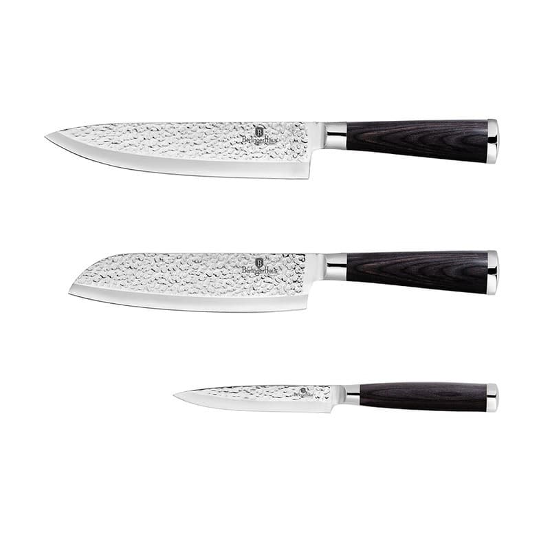 BERLİNGERHAUS BH-2484 BIÇAK SET 3 PARÇA PASLANMAZ ÇELİK