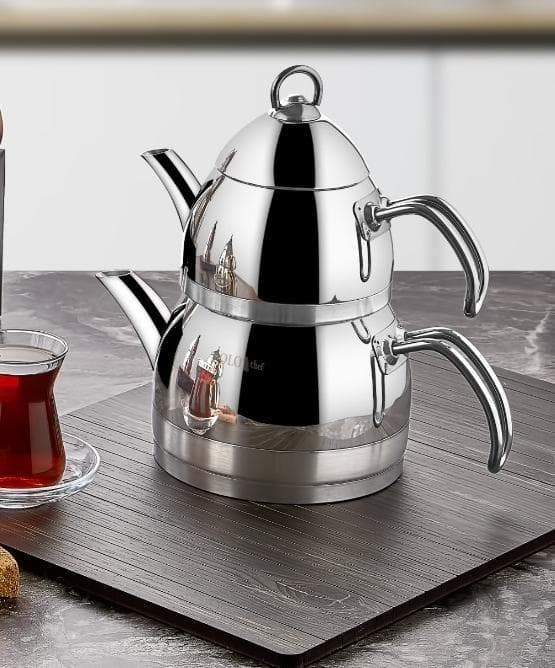 POLOCHEF ZÜMRÜT ÇELİK ÇAYDANLIK TEL SAP MEGA ZTÇ-103
