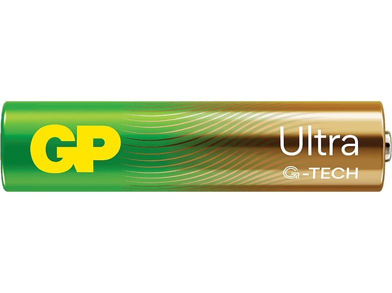 GP 4X Ultra Alkalin AAA İnce Pil Sarı, Yeşil