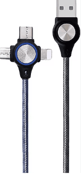 SUNİX SC-33 3 İN 1 USB DATA CABLE MİCRO & TYPE-C + LİGHTNİNG