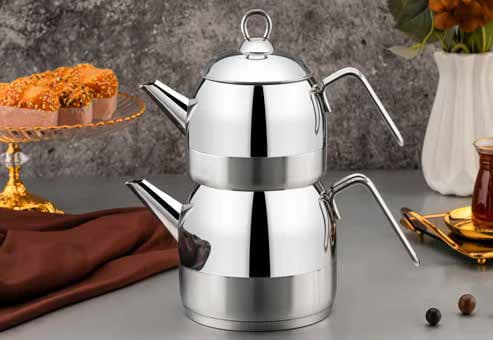 POLOCHEF OPTİMAL ÇAYDANLIK ORTA SILVER OPÇ-101