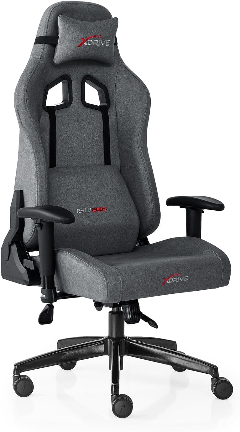 XDRİVE 15 Lİ PLUS OYUNCU KOLTUĞU KUMAŞ GRİ