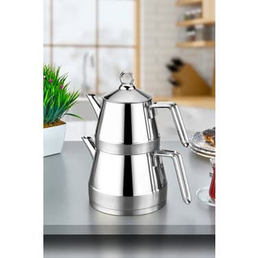 POLOCHEF VENEDİK ÇELİK ÇAYDANLIK AİLE BOYUSİLVER VAÇ-103