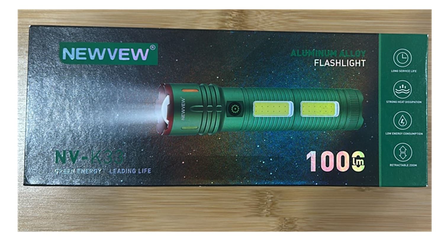 NEWVEW EL FENERİ 1000 LUMEN NV-K33 ALUMINUM ALLOY