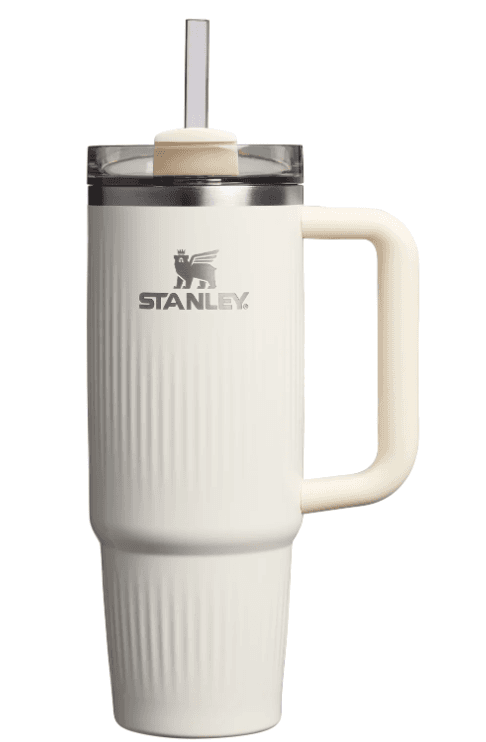 STANLEY FLUTED TUMBLER QUENCHER 30 OZ BEYAZ TERMOS