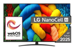LG 65" 65NANO81A3A 4K/UHD NANOCELL SMART TV