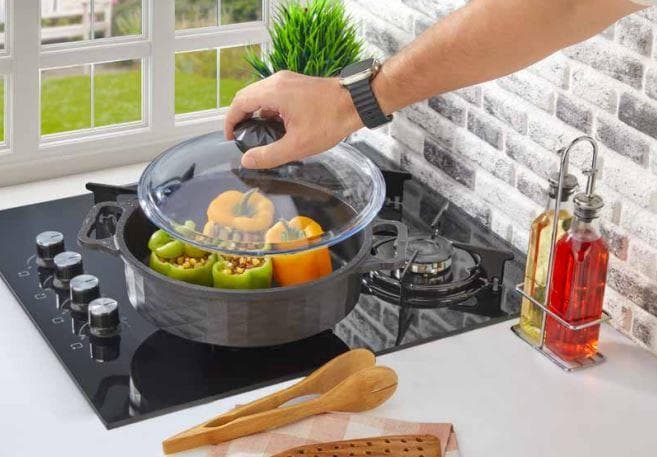 POLOCHEF CRYSTAL BASIK DÖKÜM TENCERE 26CM CYB-126
