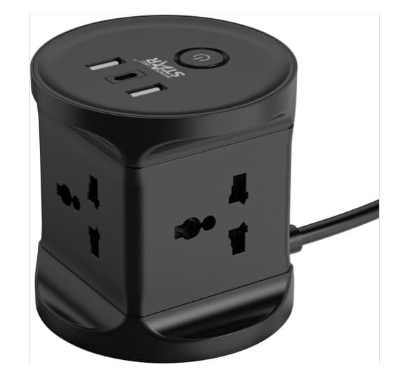 WINNING STAR ST-1034 2500W KÜP TİPİ ÇOK FONKSİYONLU UZATMA PRİZİ