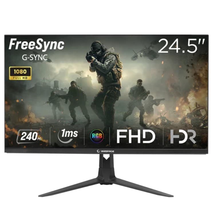 Rampage Cyclops CY25R240 25" 240Hz 1ms FHD VA RGB Gaming Monitör