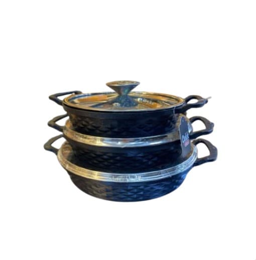 POLOCHEF CRYSTAL DÖKÜM GRANİT SAHAN SET18-20-22 CM CTS-122