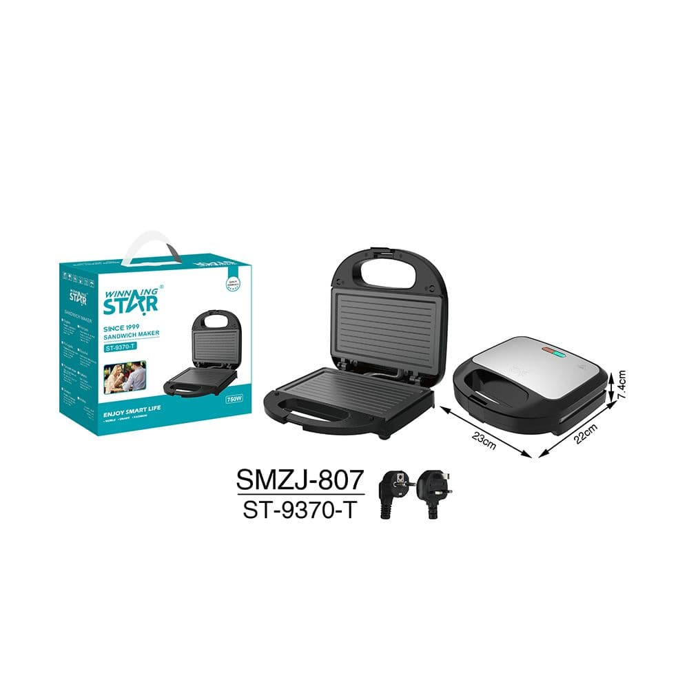 WİNNİNG STAR ST-9370-H 750W MİNİ PANİNİ TOST MAKİNESİ