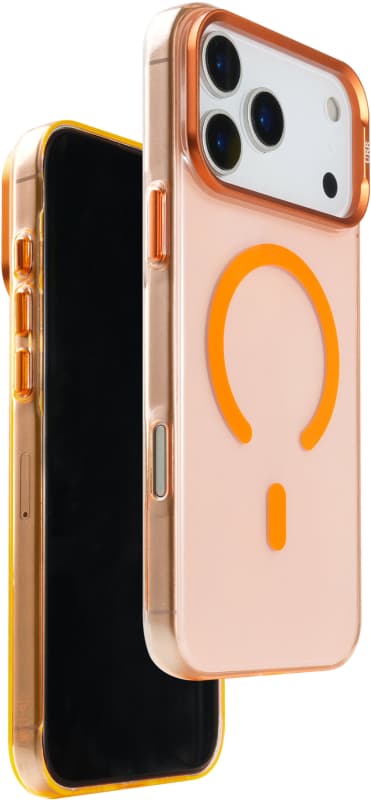 URR RAİNBOW CRYSTAL KILIF İPHONE 17 PRO MAX TURUNCU