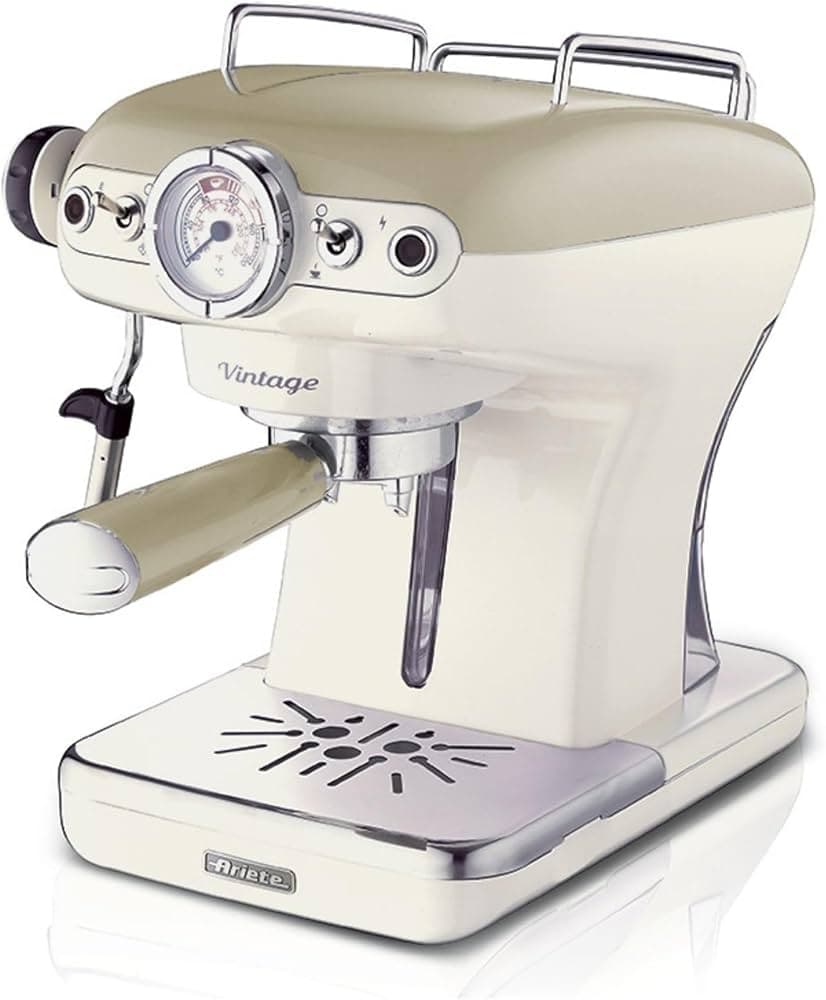 ARİETE 1389 VİNTAGE ESPRESSO KAHVE MAKİNESİ - BEJ RENK