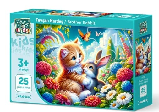 ART TAVŞAN KARDEŞ PUZZLE 25 PARÇA