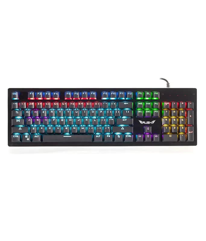 RUSH RK902 KİCKER RGB MEKANİK OYUNCU KLAVYESİ