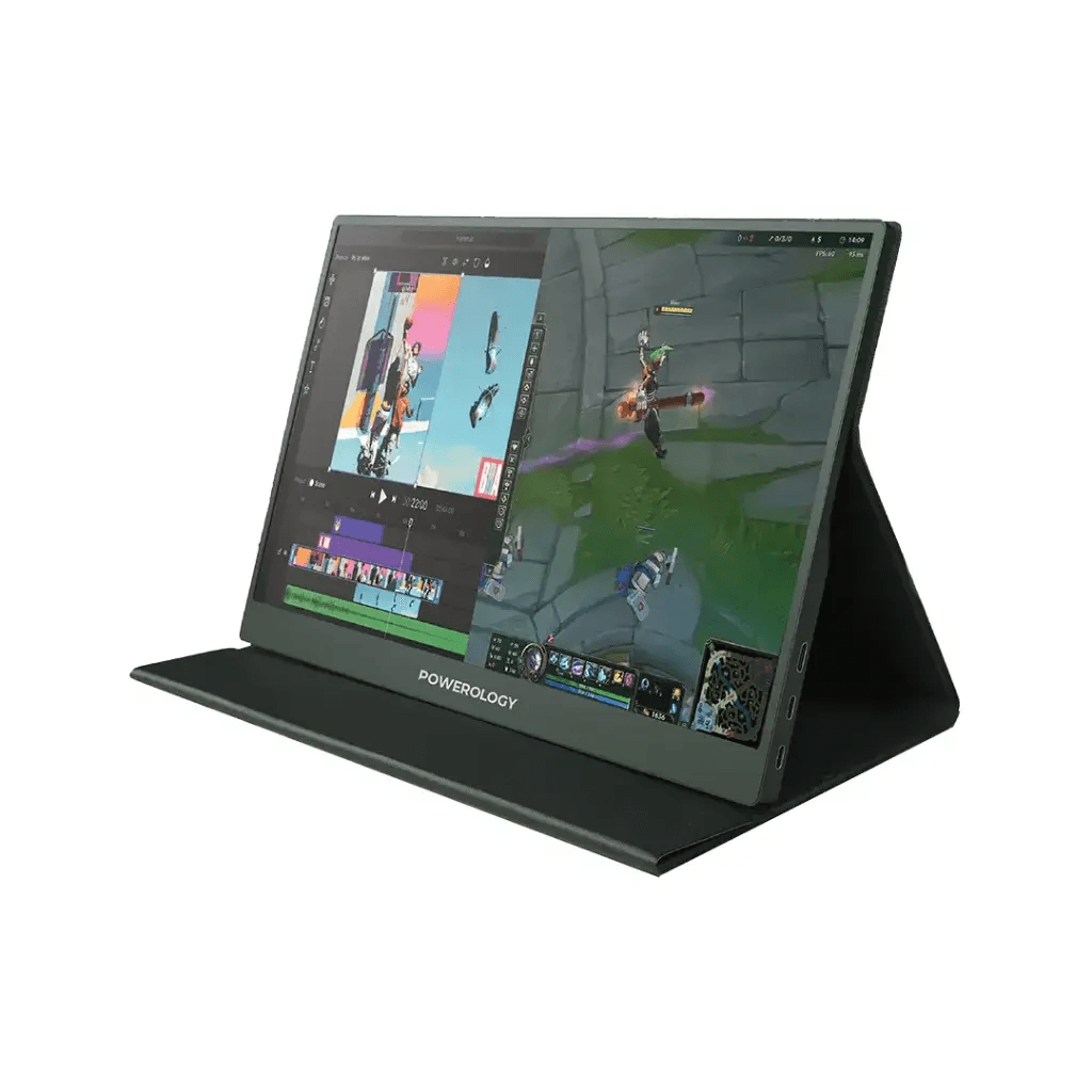 POWEROLOGY 15.6" ULTRA İNCE TAŞINABİLİR 144HZ MONİTÖR FULL HD 1080P - SİYAH PSM004