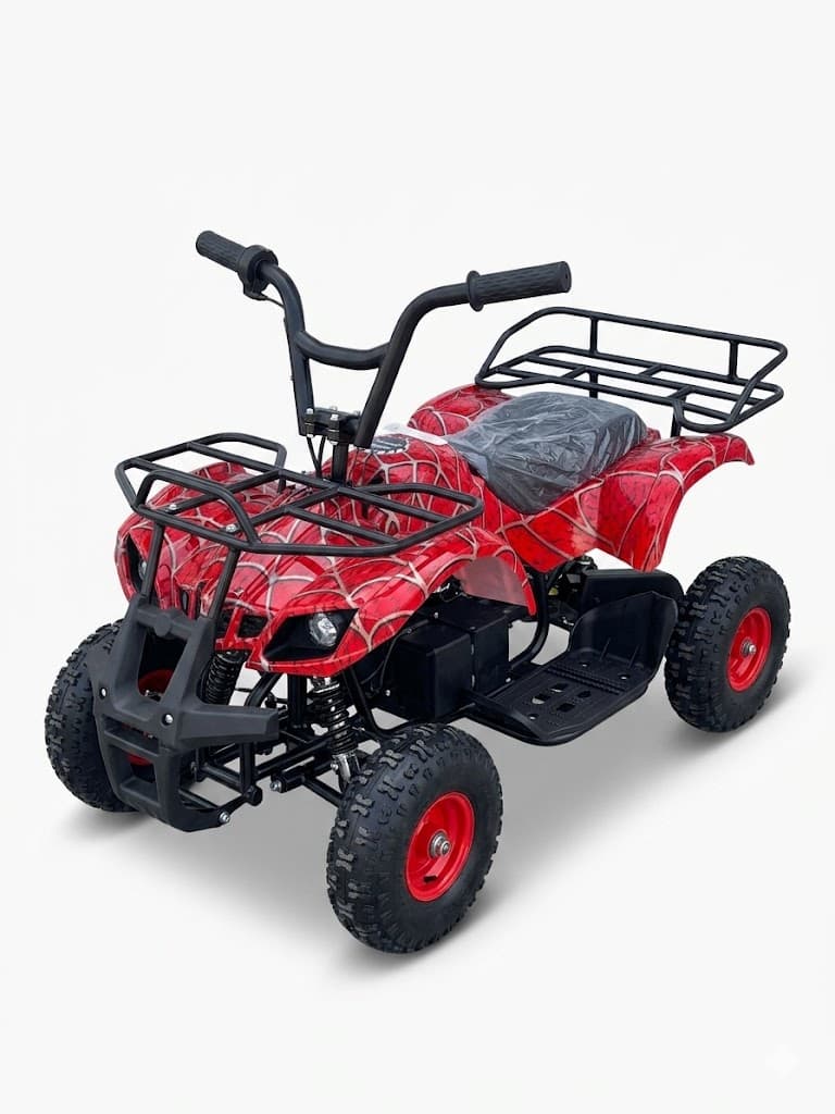 DEMİR ARKALIKLI 24V ATV MOTOR KIRMIZI