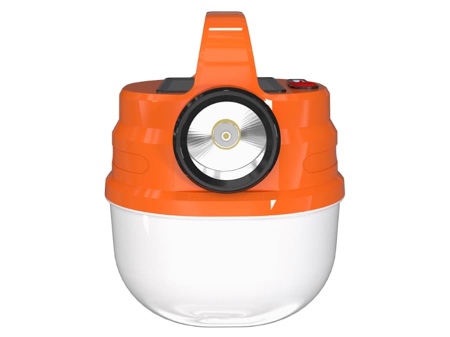HURRY BOLT HB-V80 SOLAR VE USB ŞARJLI YUVARLAK KAMP FENERİ 80W TURUNCU