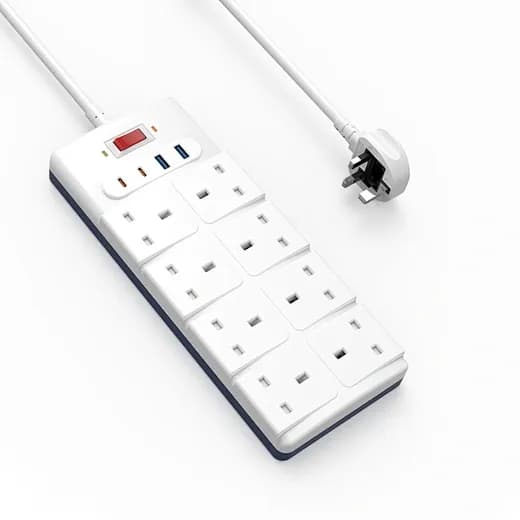 WİWU ÇOK FONKSİYONLU 12 li 20W ÇOKLU PRİZ 2X TYPE-C 2X USB-A S009