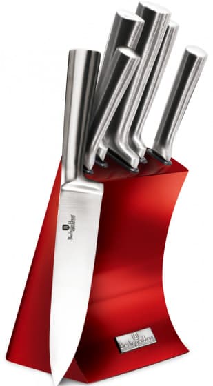 BERLİNGERHAUS BH-2450 STANDLI BIÇAK SETİ 6 PARÇA PASLANMAZ ÇELİK