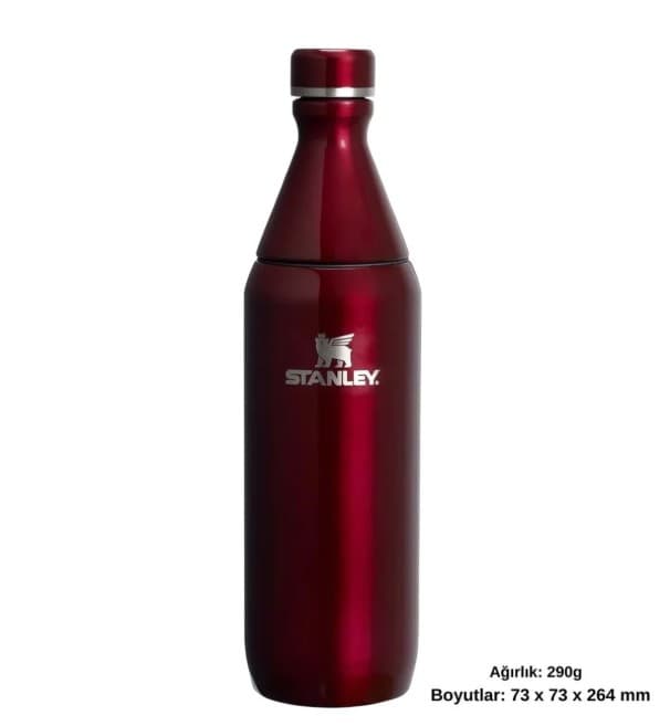 STANLEY THE ALL DAY SLİM BOTTLE 0.59L / 20OZ - GARNET SHİNE