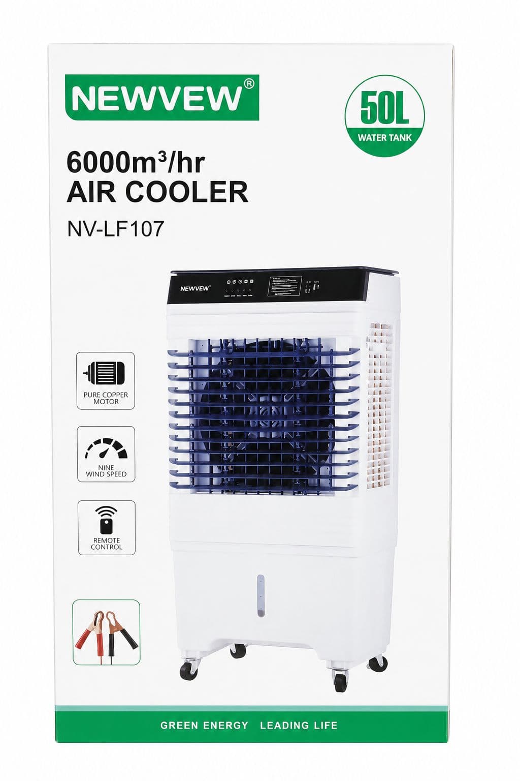 NEWVEW NV-LF107 DC 12V HAVA SOĞUTUCU VANTİLATÖR