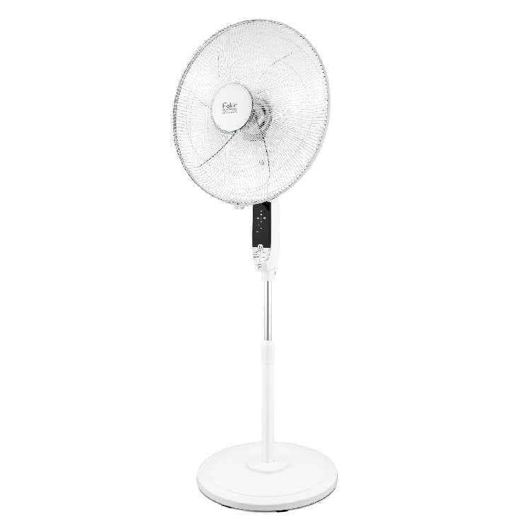 FAKİR SV50D9 UZAKTAN KUMANDALI AYAKLI VANTİLATÖR - 60W GÜÇLÜ MOTOR - 3 KADEMELİ HIZ AYARI - BEYAZ