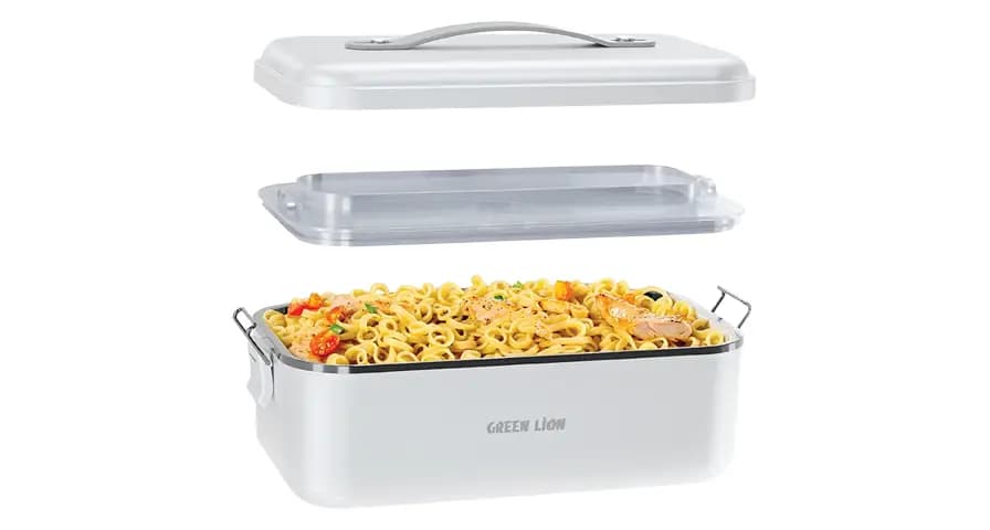 Green Lion GLB-20 Elektrikli Sefer Tası Yemek Isıtıcı Kutusu 1L - Beyaz GNGB20LBXWH