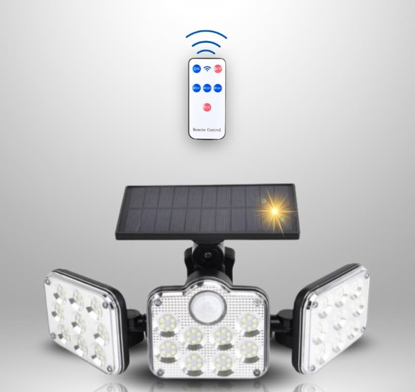 JD SOLAR 3LÜ SPOT KABLOLU OYNAR BAŞLIKLI 5 METRE
